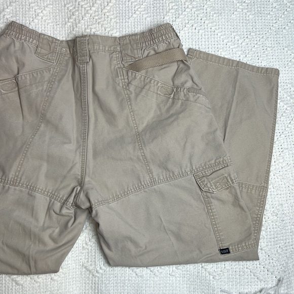 5.11 Tactical khaki cargo pants 36/30 - Picture 6 of 8